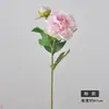 Flores Artificiales de Peonía Simulada de 2 Cabezas para Decoración del Hogar, Arte Floral, Accesorios para Fotografía de Estudio, Ramo, Flores Artificiales de Peonía Fénix Simulada
