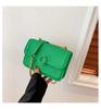 Bolsa de Ombro com Corrente Simples Moda Elegante Feminina 2023 Inverno Nova Versátil Estilo Coreano Ins Bolsa Transversal