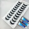 Nuevas Pestañas Postizas de Dibujos Animados Barbie Rizadas Gruesas Pestañas Deviruchi Estilo Europeo y Americano Terrier Duro Pestañas Postizas de Una Pieza Nuevas