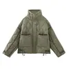 Diseño de Estilo Europeo y Americano Moda Versátil Chaqueta de Algodón Invierno Nuevo Holgada Casual Abrigo de Algodón para Mujer 2969270
