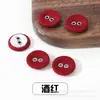 Botones de Ojal Doble Cubiertos de Tela para Trajes, Camisas, Suéteres, Botones Decorativos, Ojal para Prendas, Botones de Ojal Doble Cubiertos de Tela Coloridos