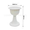 Vaso de Flores de Plástico Estilo Europeu Coluna Romana Caminho de Flores Artificiais Decoração Guia Vista de Cima Criativa Vasos Decorativos de Jardinagem Vaso de Flores Removível