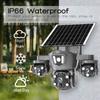 Fabricante Original Spot Monitoreo Solar Tres Lentes Tres Pantallas Versión Europea Alta Definición Visión Nocturna 4g Voz Bidireccional V380
