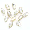 7*15 Cesta de Flores Garra Olho de Cavalo Acessórios de Cabelo DIY Sapatos de Vestido de Casamento Chapéus Vidro de Cristal Garra Strass Enfeites de Cabelo Acessórios de Joias DIY