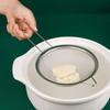 Espumadera Colador de Acero Inoxidable Cocina Hogar Borde Ancho Cuchara Filtro de Aceite Espumadera de Residuos de Leche de Soya Colador de Malla Diagonal