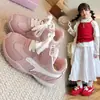 Zapatos Infantiles Forrest Gump 2026 Modelo Nuevo Primavera y Otoño Zapatos Deportivos Casuales Retro para Niños Suela Suave Piel Genuina Zapatillas para Niñas Pequeñas