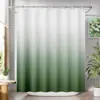 Cortina de Ducha de Color Sólido con Gradiente Transfronteriza Cortina Divisoria de Baño con Impresión Digital Impermeable y a Prueba de Moho Personalización de Fábrica Venta al por Mayor