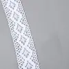 Ribete de Encaje de Algodón de Dos Colores 4.5cm Accesorios para Ropa Ribete de Encaje para Cojín de Sofá Ribete de Encaje con Bordado Geométrico en Forma de Diamante de Doble Cara 5cm En Stock