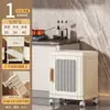 Gabinete de almacenamiento multicapa tipo cajón para baño junto a la cama, móvil, gabinete estrecho de puerta abierta, gabinete de almacenamiento para huecos de cocina