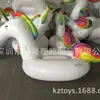 Venta al por mayor de unicornio inflable de PVC original engrosado, flotador de estaca de agua, monturas de Caballo Arcoíris