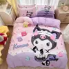 Juego de Cuatro Piezas de Algodón Congelado Sábana para Cama de Niña Juego de Tres Piezas para Niños Ropa de Cama de Algodón 3D Princesa Aisha