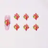 Accesorios populares transfronterizos para decoración de uñas de hoja de arce, pequeños accesorios de resina para manualidades DIY, aretes, pinzas para el cabello, decoraciones de uñas ponibles y pedrería