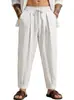 Sitio Independiente Europeo y Americano Transfronterizo Comercio Exterior Pantalones Casuales Cortos para Hombre Talla Grande Transpirables de Secado Rápido Pierna Ancha Estilo Americano Sueltos Pantalones Harem
