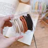 Estilo Coreano Corda de Cabelo de Celebridade da Internet Elástico Simples para Cabelo Fino de Menina Elástico de Borracha de Alta Elasticidade Elástico Básico para Cabelo Acessório de Cabelo Venda por Atacado