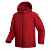 Nova Jaqueta de Algodão Leve com Capuz e Forro de Fleece, Quente, para Outono e Inverno, Venda Quente para Homens, Lazer ao Ar Livre e Esportes