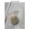 YOKO Botón de Cuatro Ojos Accesorios de Resina Ranura Canaleta Oculta Botón de Gabardina Traje Botón de Chaqueta Accesorios de Abrigo Interior de Doble Cara