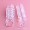 AliExpress Mace Esencia para Hombres Cubierta de Bloqueo Collar de Pene de Cristal Largo Grueso Artículos Sexuales para Pareja Adulta