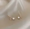 Brincos de Pérola em Prata de Lei 925, Versáteis e Estilosos, Novos Brincos da Moda para Mulheres, Tarraxas de Brinco Atacado que São Gentis nos Furos da Orelha