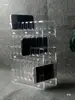 Soporte de Exhibición Refrigerador para Teléfono de Transmisión en Vivo de Escritorio de una Sola Capa Multi-capa Soporte para Colocación de Batería Externa iPad Acrílico Estante de Almacenamiento Multi-posición