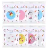 Espejo Pequeño Simple y Lindo, Espejo Redondo Mini Portátil, Espejo de Maquillaje Portátil, Espejo de Maquillaje de Plástico Mini de Dibujos Animados