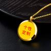 Colgante Thangka Zakiram Lurangama Collar de Maldiciones Se Puede Abrir para Guardar Cosas No se Mueve Colgante Rey Ming Caja Gawu para Hombres y Mujeres