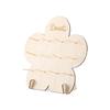 Adornos de madera para decoración de cumpleaños, fiestas, bodas, donas, postres, bricolaje, estante de exhibición de donas