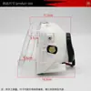 Motocicleta Adecuada para Wuyang Wy12-A-C-F Faro Cuadrado Luz de Pavimento Jialing 125 Luz Led Frontal para Coche