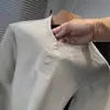 Camiseta Masculina de Tricô Waffle com Manga Longa e Gola Alta Pequena para Comércio Exterior Transfronteiriço, Nova Blusa de Colarinho Meio Aberto para Primavera e Outono, Blusa de Gola Henley