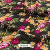 Jersey de punto estampado de los años 60, tejido fino reactivo estampado, 85 g, algodón, estampado floral, para ropa