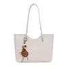 Bolsa tote estilo retrô, de grande capacidade, para mulheres, nova coleção outono/inverno 2026, adequada para o trabalho e deslocamento, bolsa de ombro com visual sofisticado e que pode ser carregada sob o braço