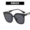 Óculos de Sol Kedun Mi Ding de Aro Duplo, Óculos de Sol de Alta Qualidade para Mulheres, Mesmo Estilo dos do Xiaohongshu, Novo Modelo de 2022, Faz o Rosto Parecer Menor, Anti-UV