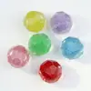 Cuentas de Resina de Forma Irregular Brillantes de Estilo Mixto con Agujeros, Cuentas con Purpurina Fina de Corazón y Estrella, Accesorios para Hacer Cadenas de Teléfono DIY