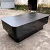 Nueva Mesa de Café para KTV Barra Acero Inoxidable Piedra Sinterizada Barra Transparente Mesa de Celebridad de Internet Barra Mostrador En Stock