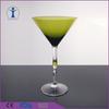 Venta al por mayor del fabricante Vaso de cóctel de cristal creativo Vaso de martini Vaso de bar Vaso verde