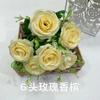 Flores Artificiais Rosas Decoração de Casa Projeto de Evento Cenário de Exibição Layout de Cena Materiais para Arranjo de Flores de Casamento Fabricante Atacado