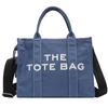 Amazon Nuevo Estilo Coreano Simple Moderno Bolso Cruzado con Estampado de Letras de Artista Bolso de Hombro de Lona para Mujer
