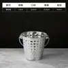 Cubo de hielo de acero inoxidable para cubitos de hielo, cubo de cubitos de hielo para bar KTV, cubo para hielo seco, cubo enfriador de cerveza, mini cubo de almacenamiento en frío