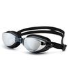 Gafas de buceo anti-ultravioleta para adultos envían tapones para los oídos HD anti-vaho campo de visión amplio juego gafas de natación chapadas venta al por mayor