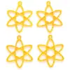 Estrella geométrica estrella de seis puntas Accesorios para joyería DIY Pulsera Llavero Colgante decorativo Colgante L345