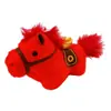 2026 Año del Caballo Mascota Peluche Llavero de Pony, Muñeco Colgante de Hazte Rico Pronto, Lindo Regalo de Año Nuevo al por Mayor
