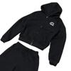 Casual Casual Preguiçoso Moda de Rua Moletom Solto com Zíper Legal Tendência Manga Longa Moletom Outono Hip-Hop Ins Shorts