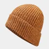 Gorro de Punto para Mujer para Otoño e Invierno, Cálido Gorro Gris de Punto, Versátil Gorro Frío con Protección para las Orejas, Gorro para Cabeza Grande, Estilo Japonés y Coreano