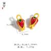 Nuevos Productos 2024: Cordón de Pulsera de la Fortuna con Forma de Calabaza para Manualidades, Chapado en Oro, con Agujero para Colgar Accesorios