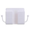 Suporte de Carregamento para Celular Multifuncional de Parede Sem Furos Quarto Montado na Parede Cabeceira Armazenamento Suporte para Armazenamento de Controles Remotos