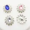 Versión coreana de los nuevos accesorios DIY de aleación, pedrería y acrílico de 25*28 mm, hebilla para bufanda, broche, prendedor