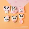 Nuevos y lindos accesorios de resina transparente de colores súper lindos de dibujos animados, joyería de bricolaje, comida en miniatura y accesorios de pegamento de crema de juego