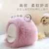 Palmilhas de pelúcia de inverno, espessadas para aquecimento, resistentes a odores e absorventes de suor, feitas de feltro de algodão e pelo sintético de coelho