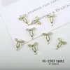 Accesorios de Aleación para Uñas Decoración de Uñas Popular Lazo para Uñas Super Brillantes Uñas Portátiles Media Luna Francesa Accesorios para Uñas de Mariposa