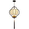 Nuevo candelabro pequeño de noche para dormitorio chino, lámpara de loto Zen para restaurante, estudio, casa de té, pasillo, lámpara colgante de una sola cabeza