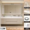 Nuevo lavabo integrado con sensación de piel crema lavabo de piel lavabo lavabo de baño combinación lavabo inodoro